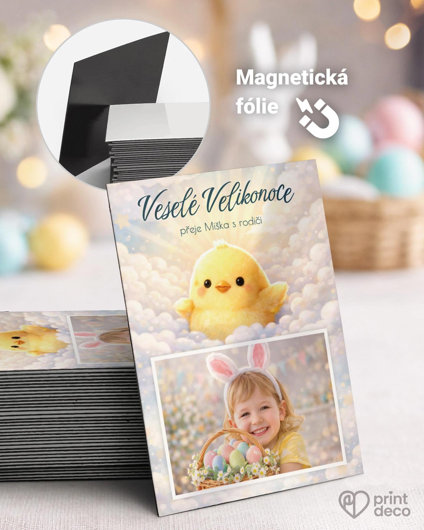 Velikonoční magnetka s vlastní fotkou 03