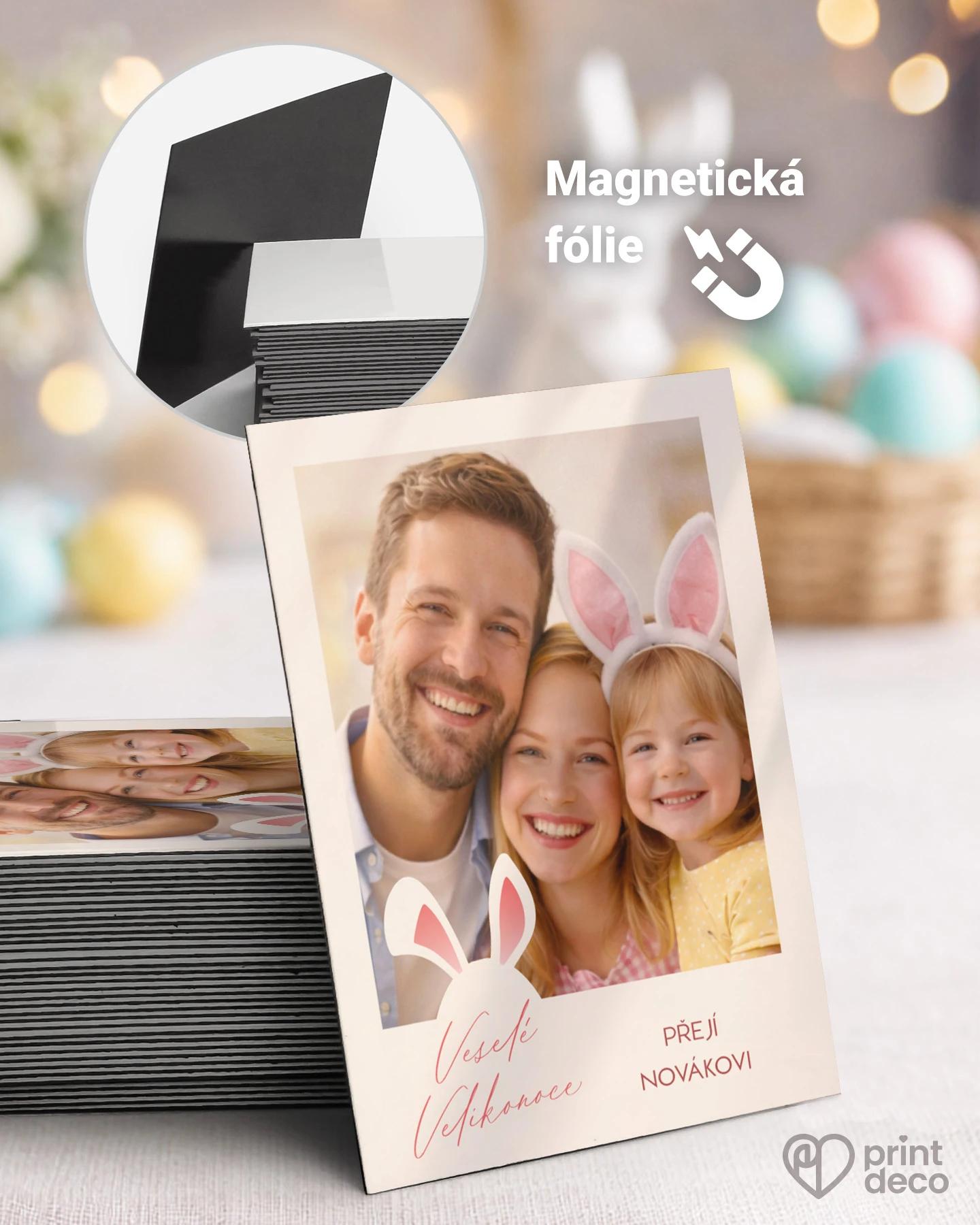 Velikonoční magnetka s vlastní fotkou 04