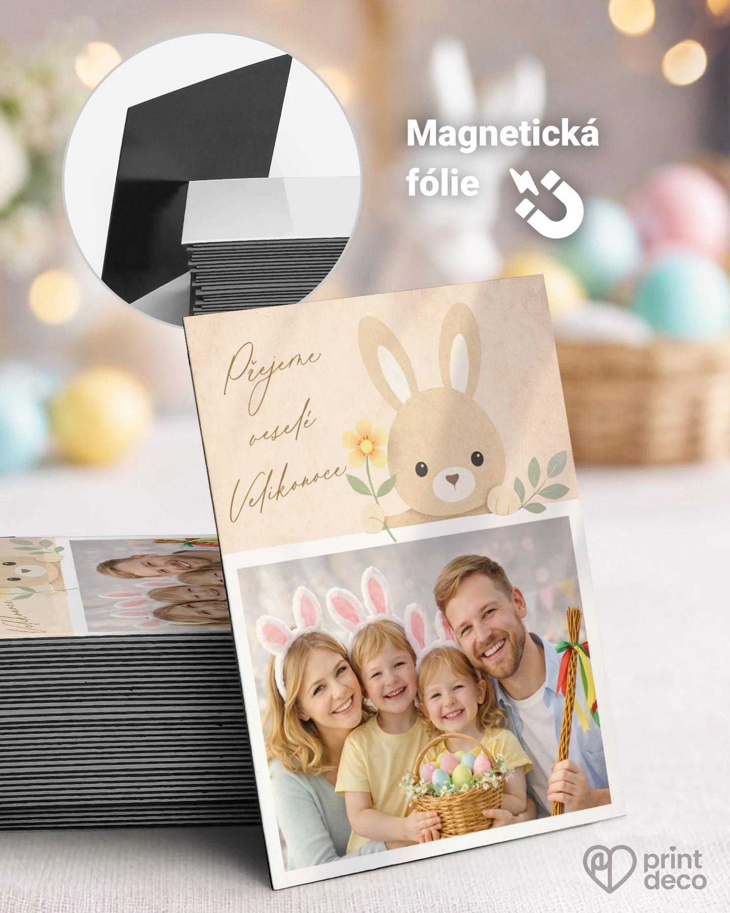 Velikonoční magnetka s vlastní fotkou 11