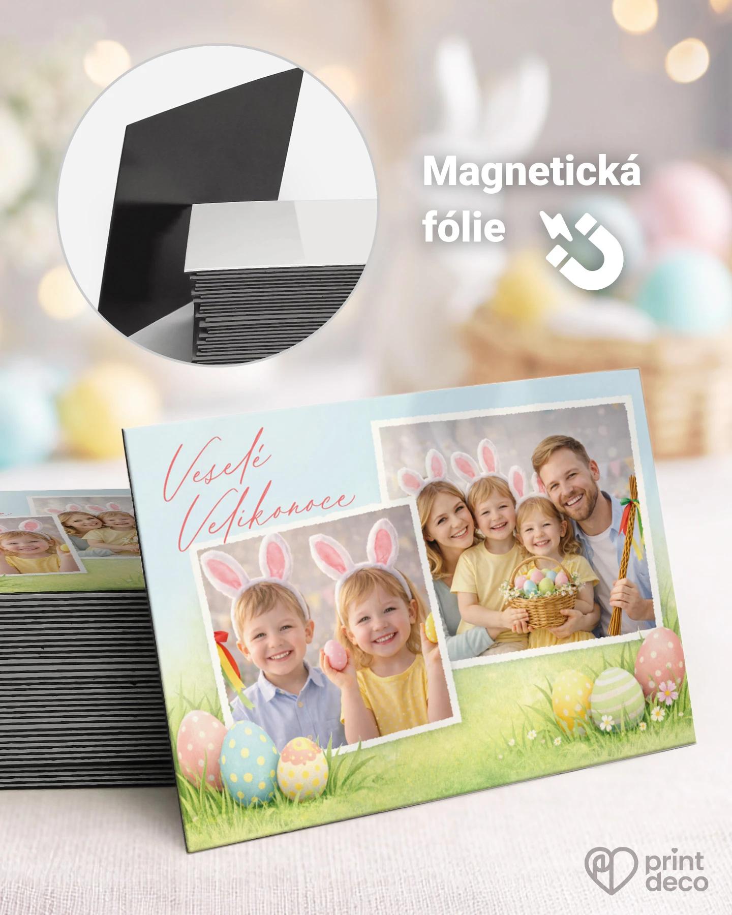 Velikonoční magnetka s vlastními fotkami  16