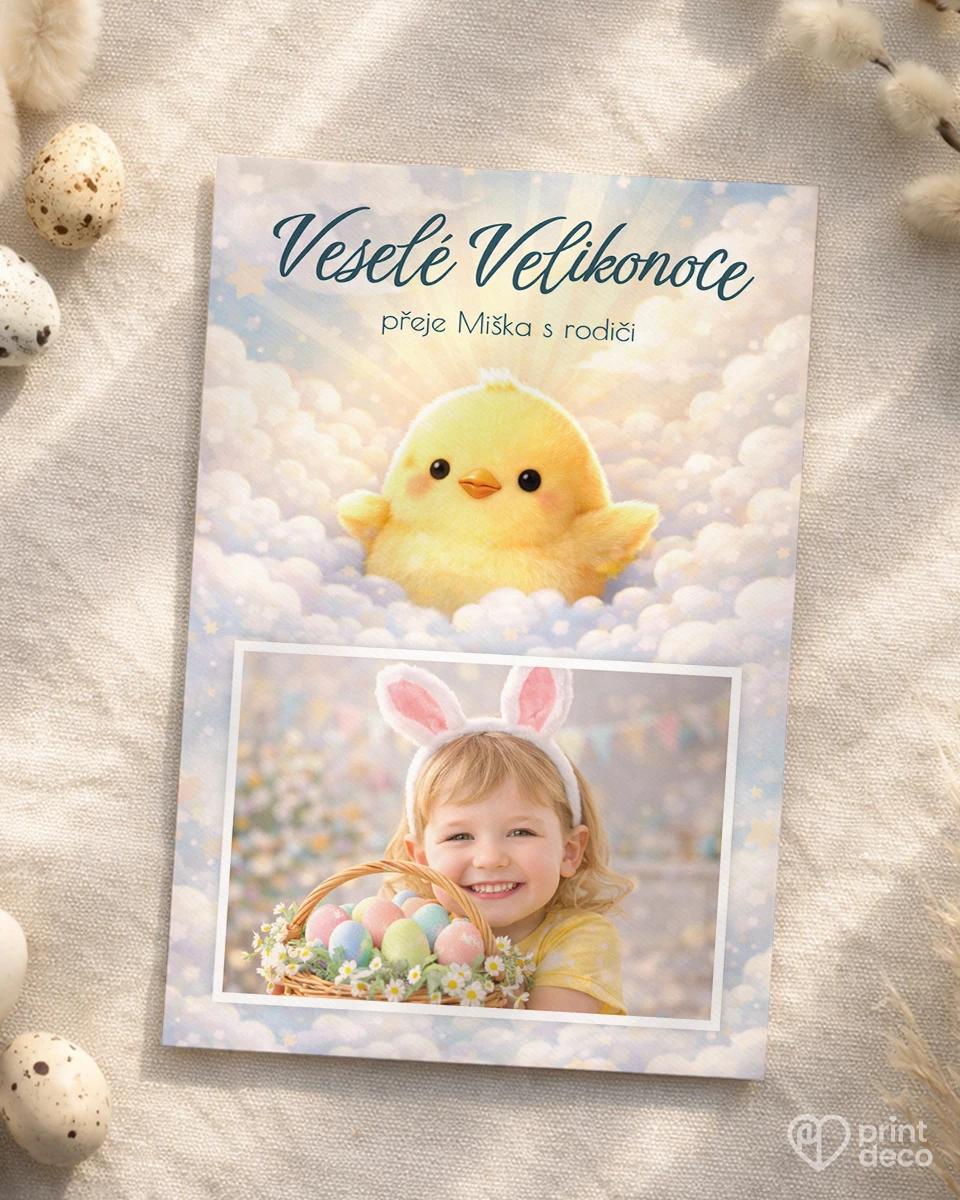 Velikonoční pohlednice s vlastní fotkou 03