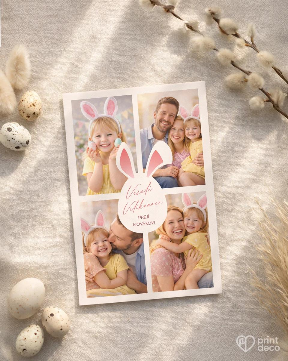 Velikonoční pohlednice s vlastními fotkami 04 1/2
