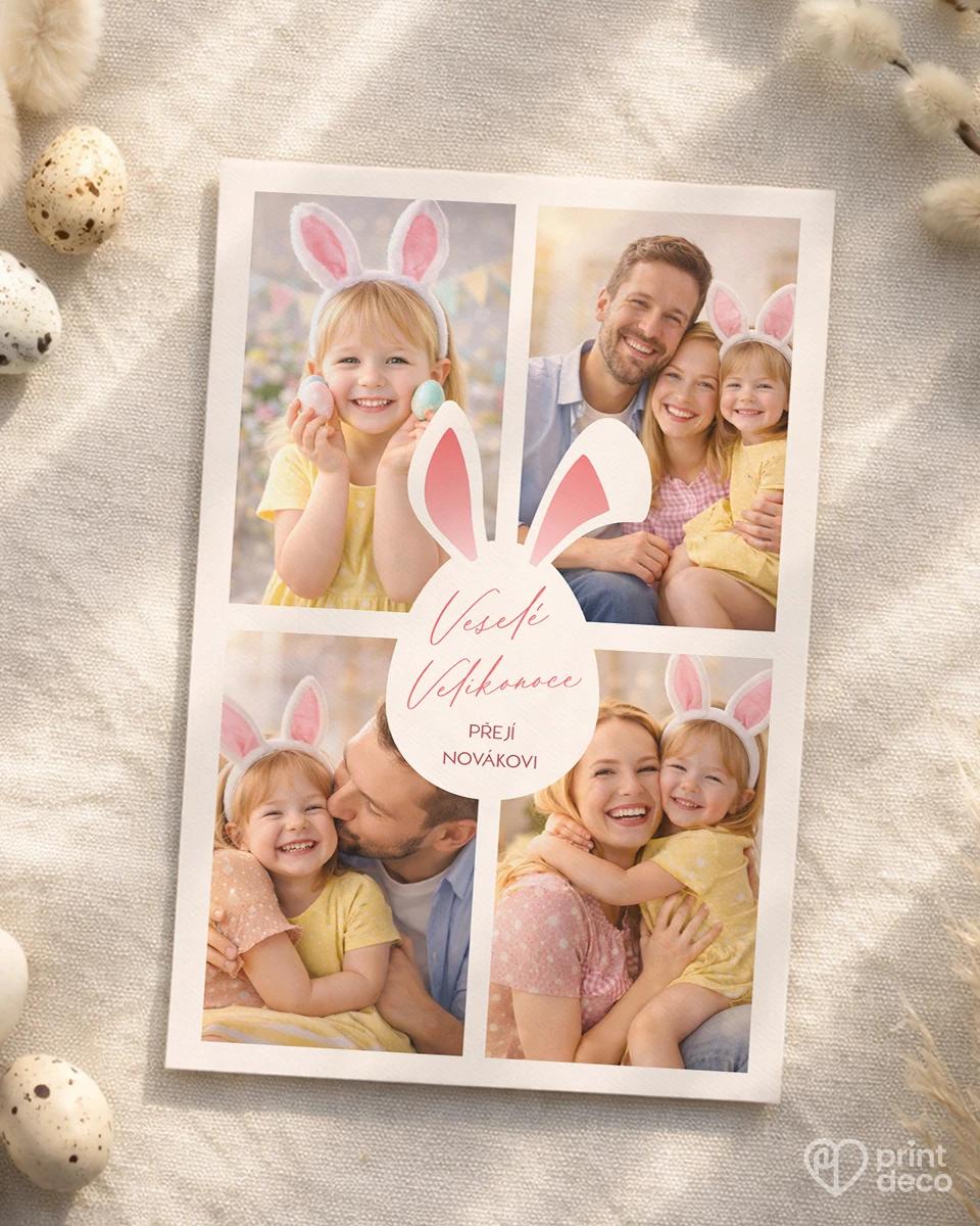 Velikonoční pohlednice s vlastními fotkami 04