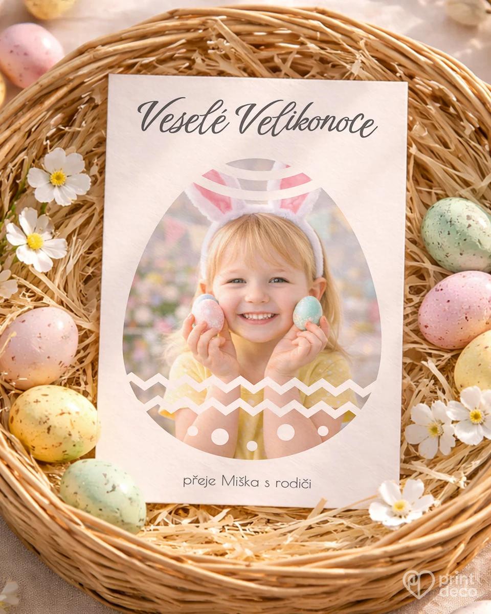 Velikonoční pohlednice s vlastní fotkou 05