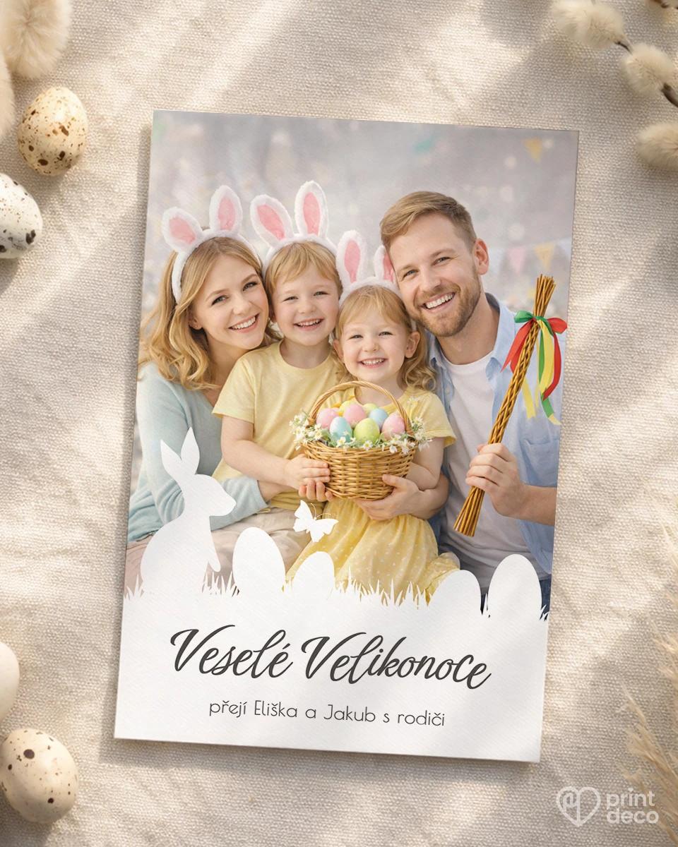 Velikonoční pohlednice s vlastní fotkou 06