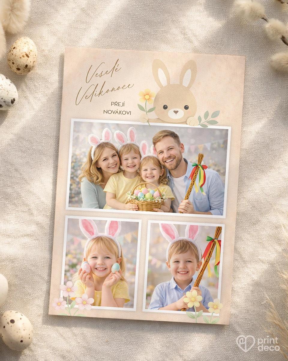 Velikonoční pohlednice s vlastními fotkami 11