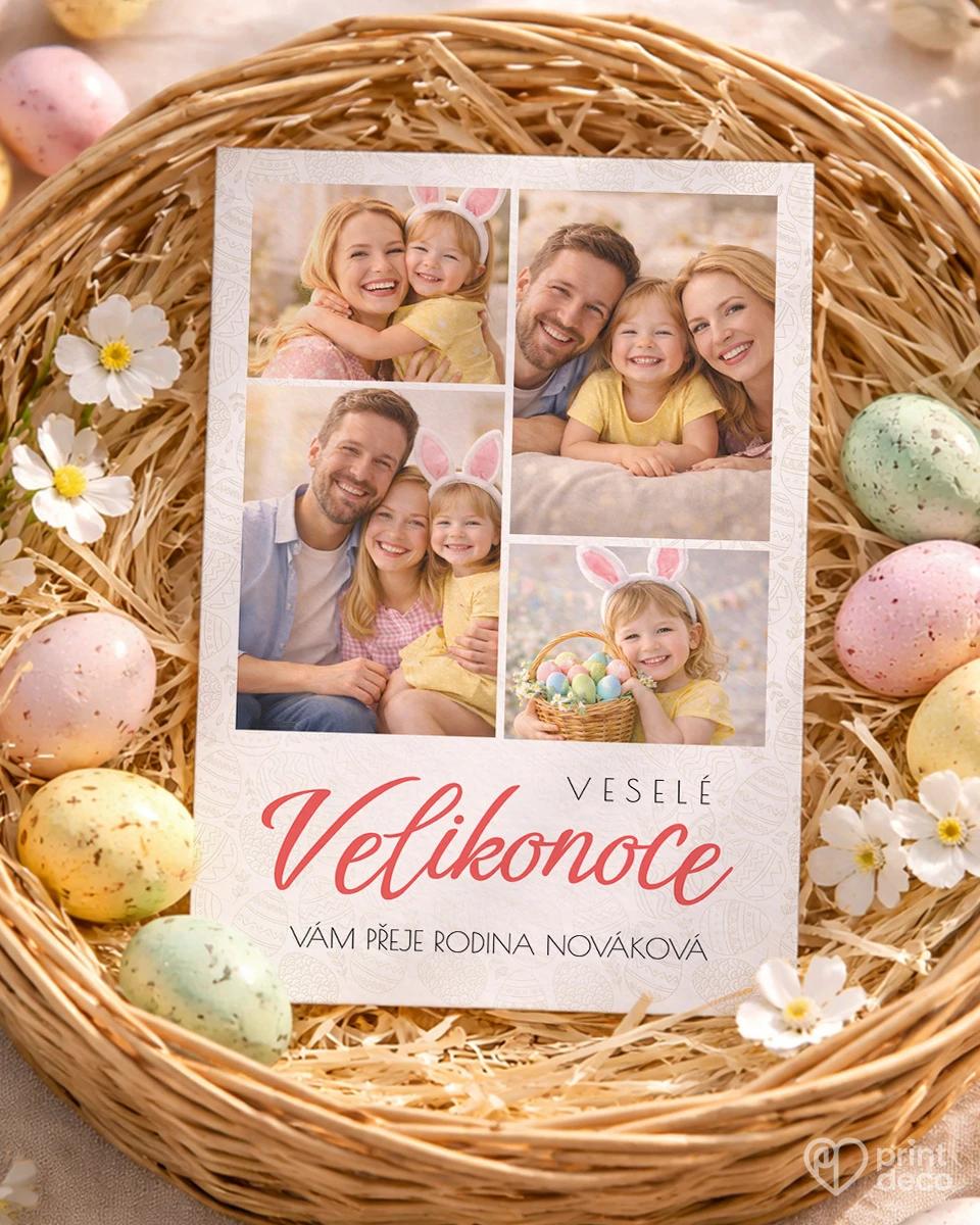 Velikonoční pohlednice s vlastními fotkami 15