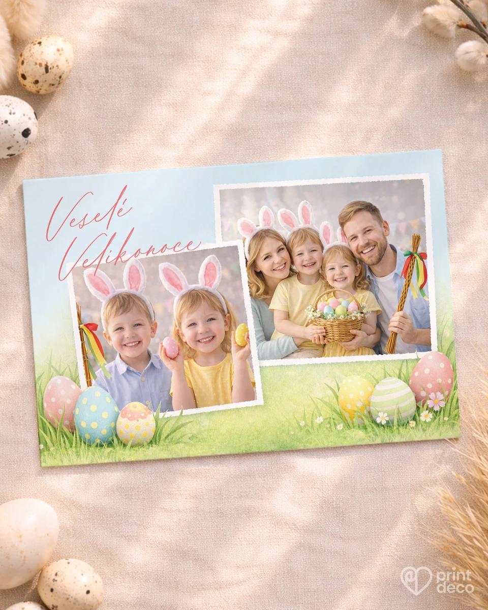 Velikonoční pohlednice s vlastními fotkami 16