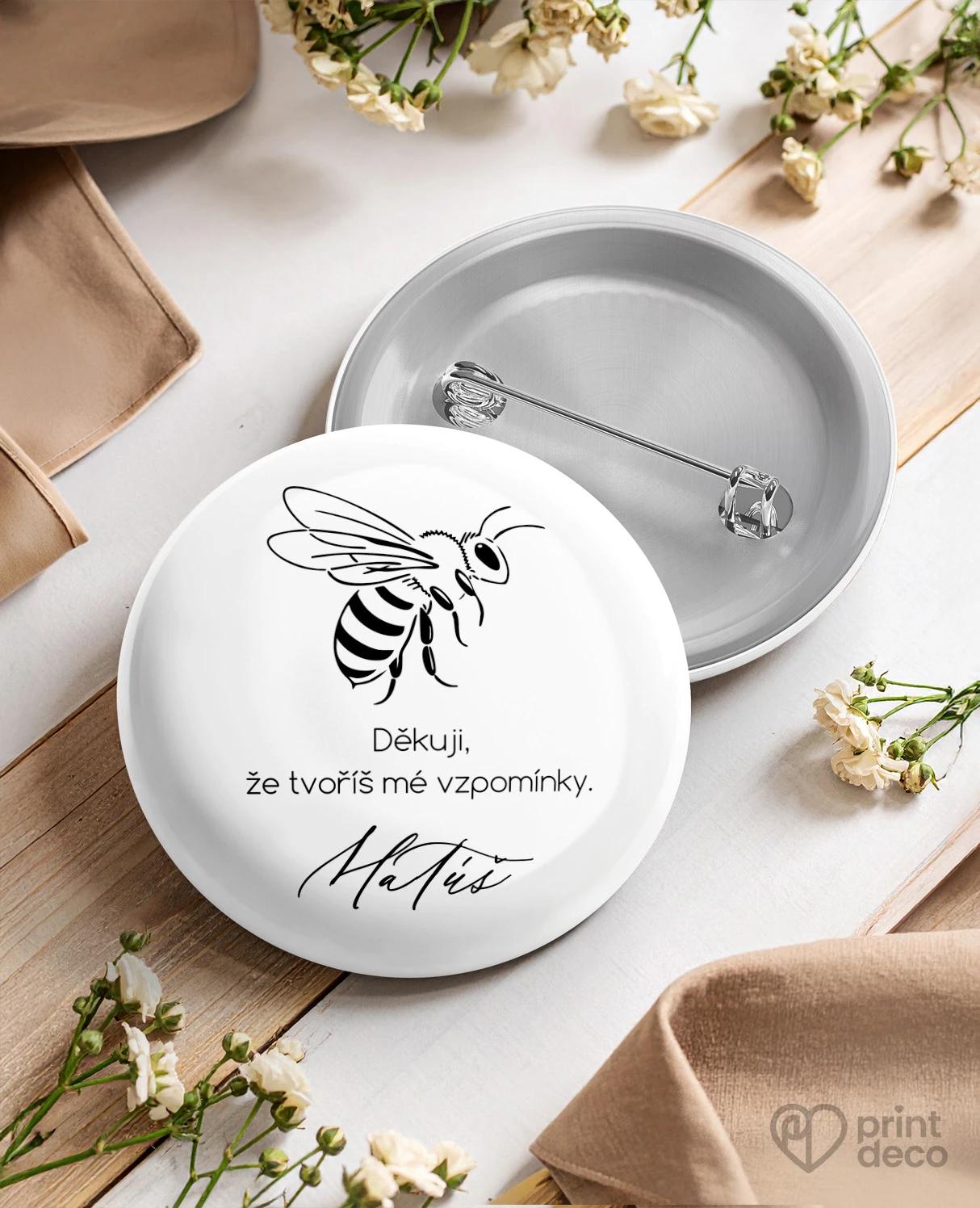 Pamětní kruhové odznaky z oslavy pro včelaře 10