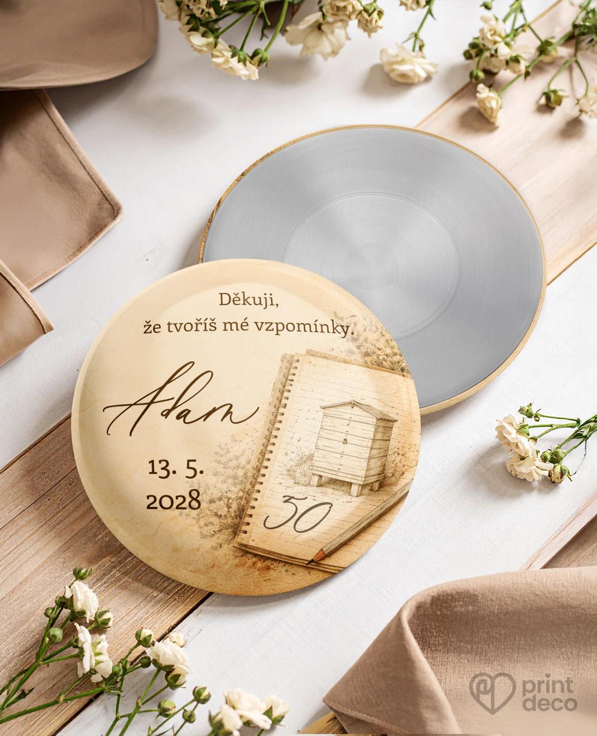 Pamětní kruhové magnetky z oslavy pro včelaře 14
