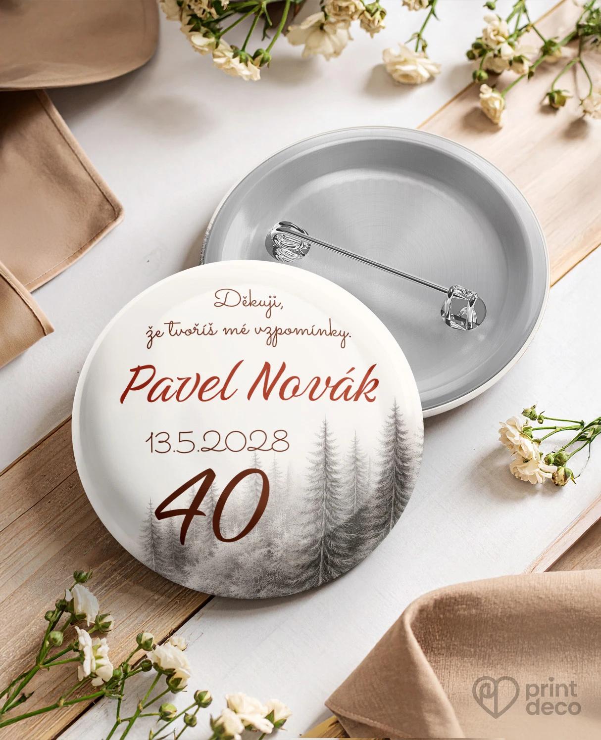 Pamětní kruhové odznaky z oslavy pro včelaře 21