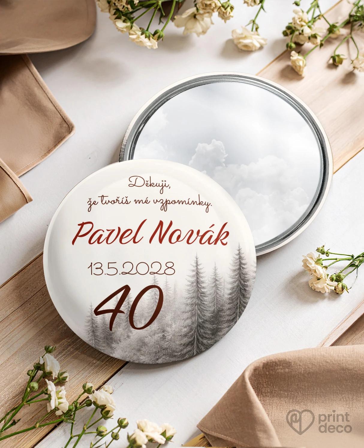 Pamětní kruhová zrcátka z oslavy pro včelaře 21