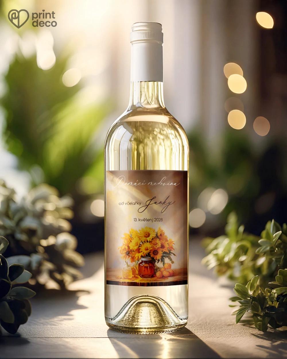 Jubilejní etikety na lahve pro včelaře 04 1/2