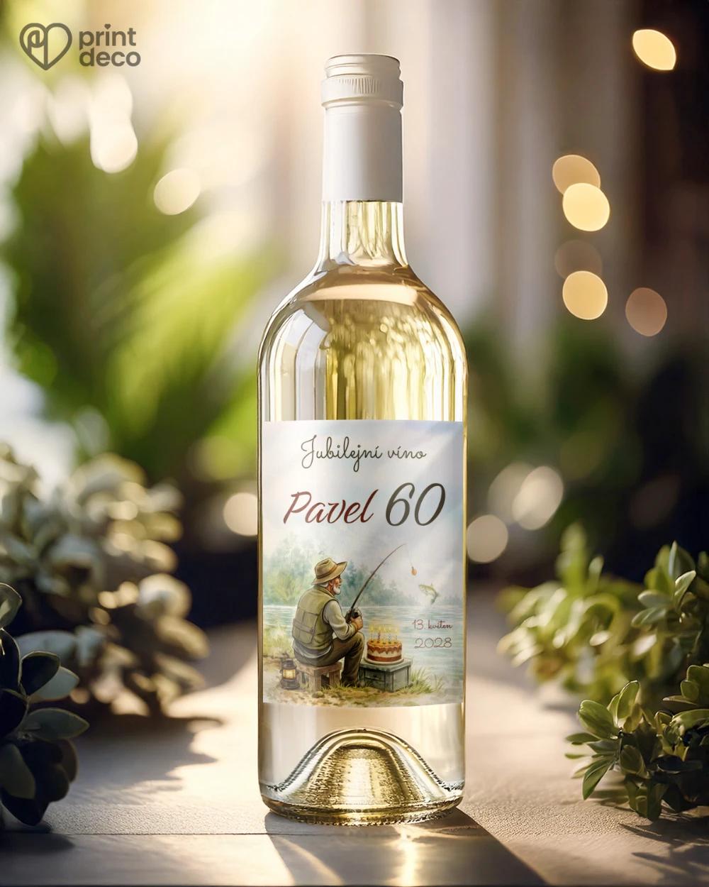 Jubilejní etikety na lahve Rybář 06 1/2