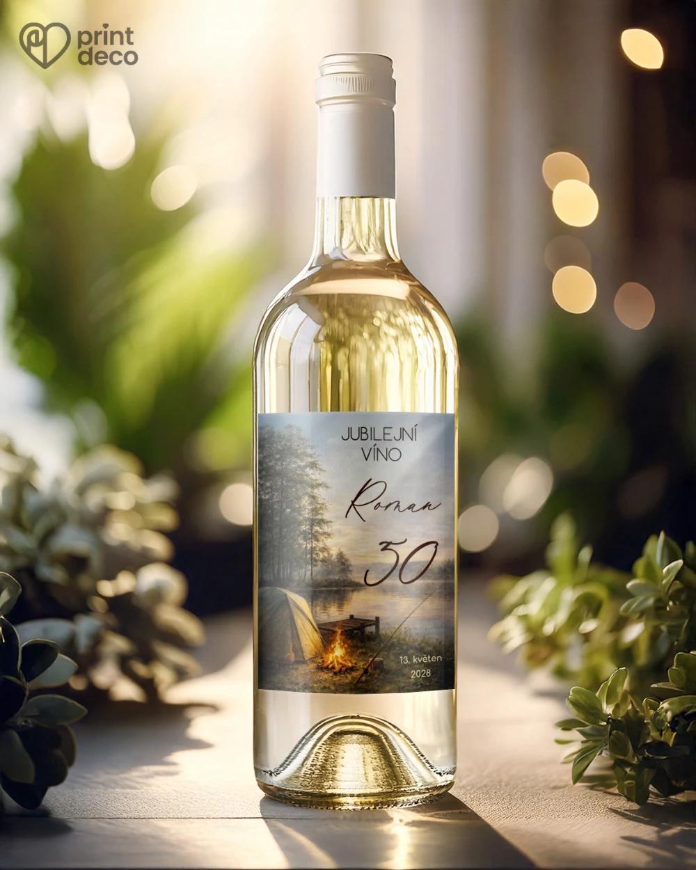Jubilejní etikety na lahve Rybář 09 1/2