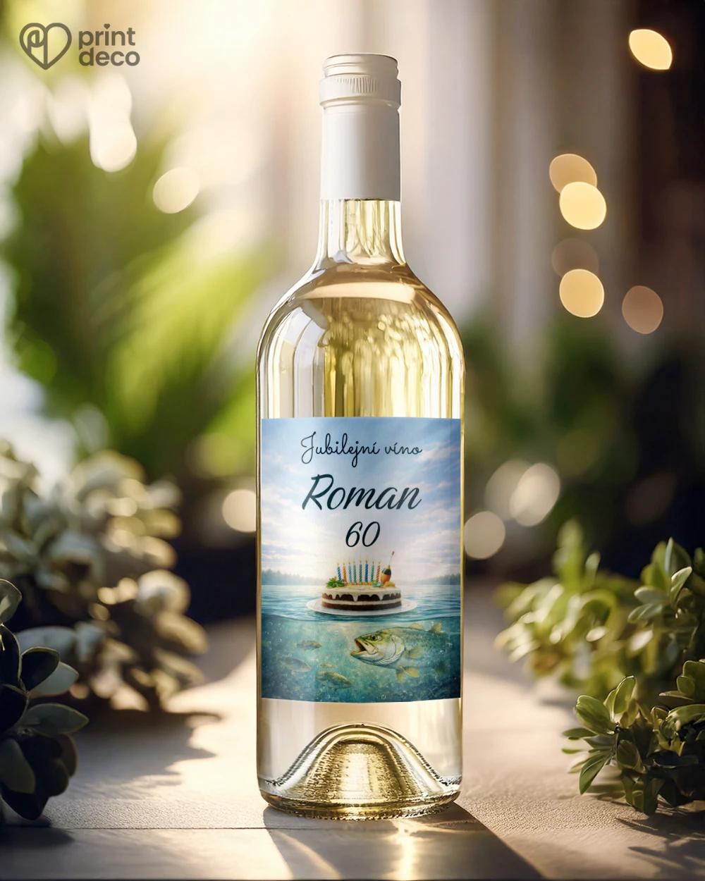 Jubilejní etikety na lahve Rybář 10 1/2
