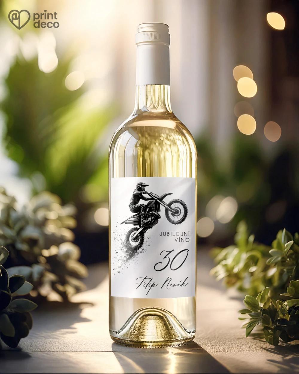 Jubilejní etikety na lahve pro motorkáře 04 1/2