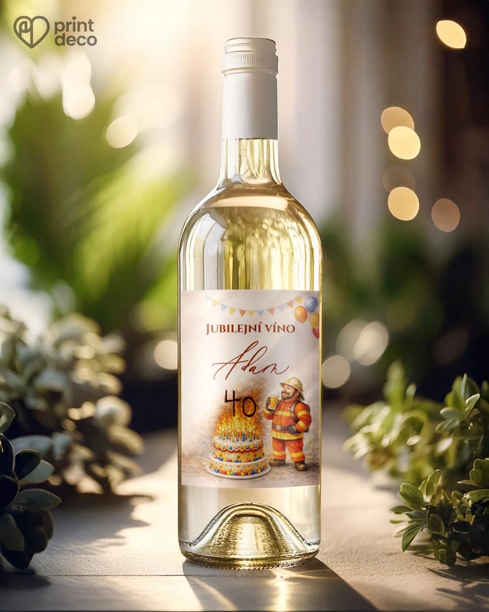 Jubilejní etikety na lahve pro hasiče 01 1/2