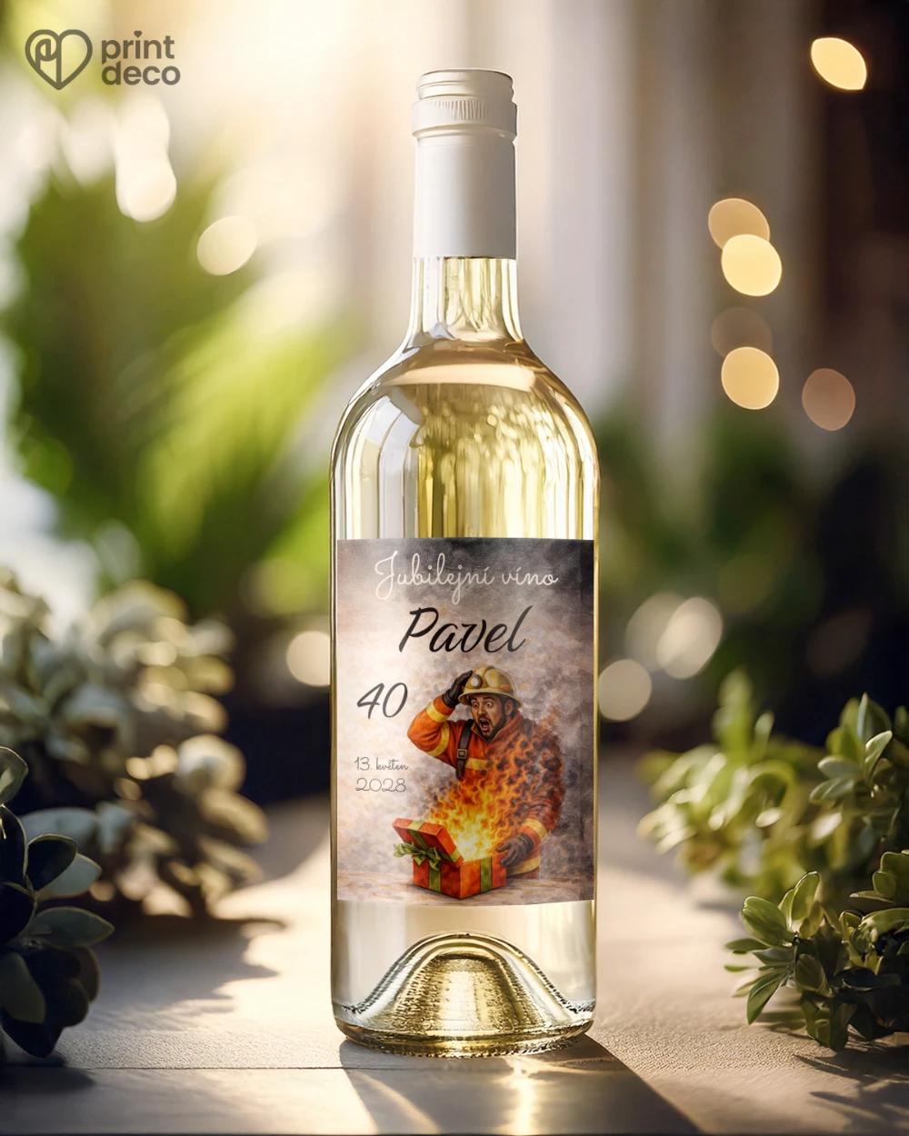 Jubilejní etikety na lahve pro hasiče 02 1/2