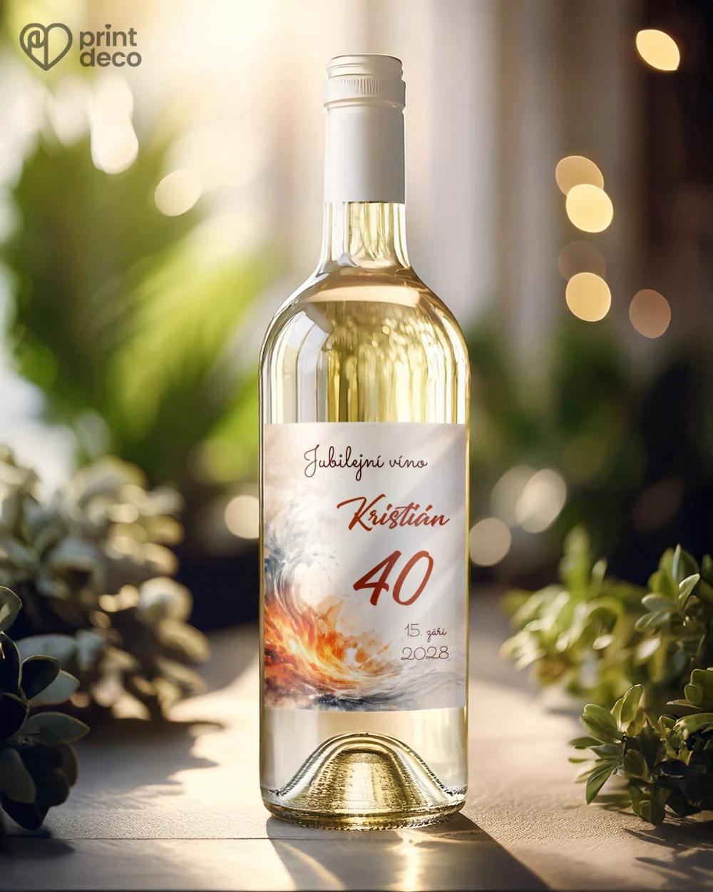 Jubilejní etikety na lahve pro hasiče 06 1/2