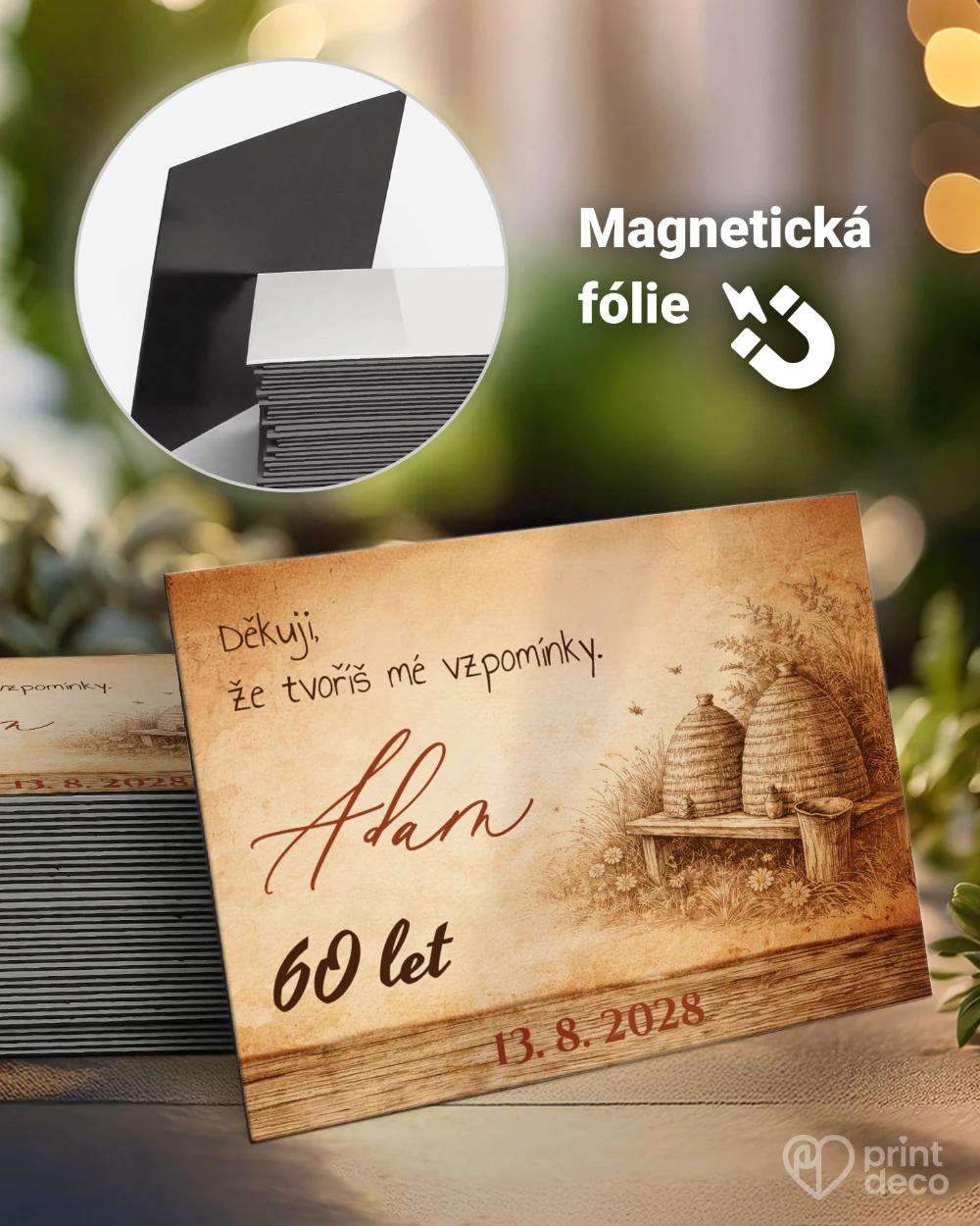 Památeční magnetky z oslavy pro včelaře 15