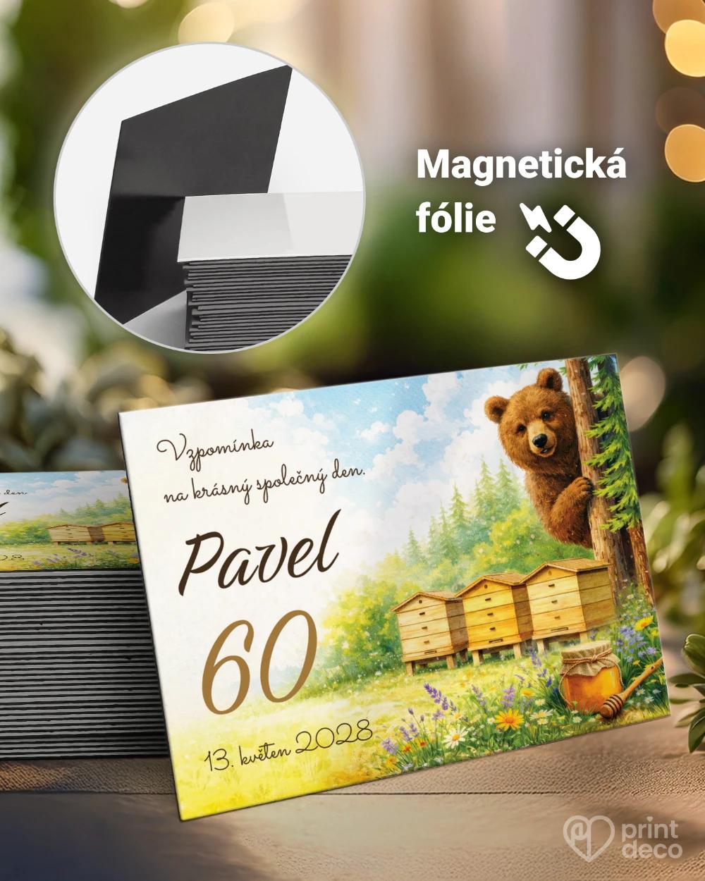 Památeční magnetky z oslavy pro včelaře 24