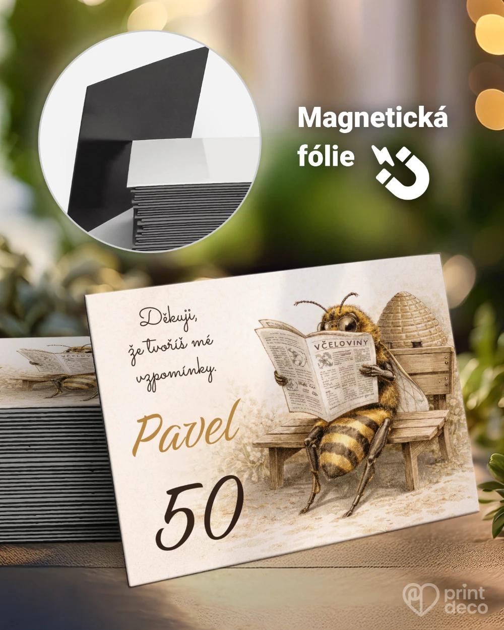 Památeční magnetky z oslavy pro včelaře 25