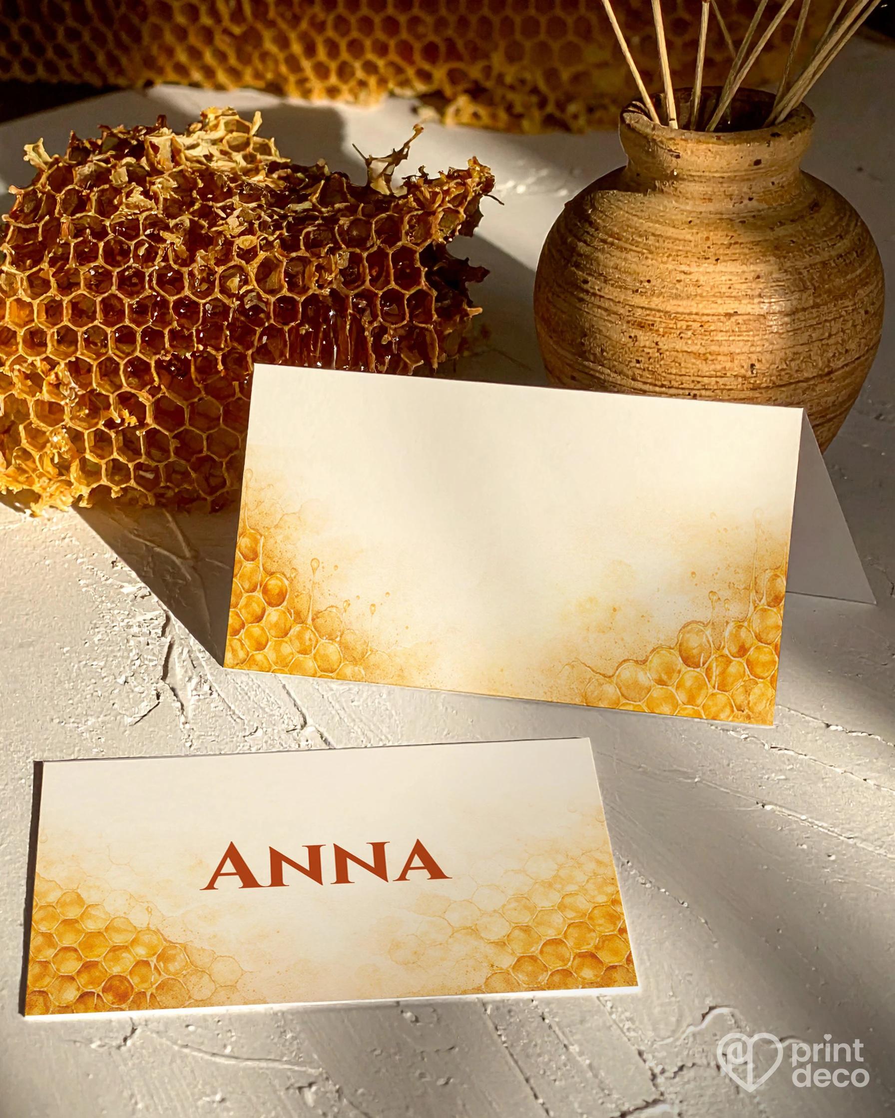 Jmenovky na oslavu pro včelaře 12 1/2