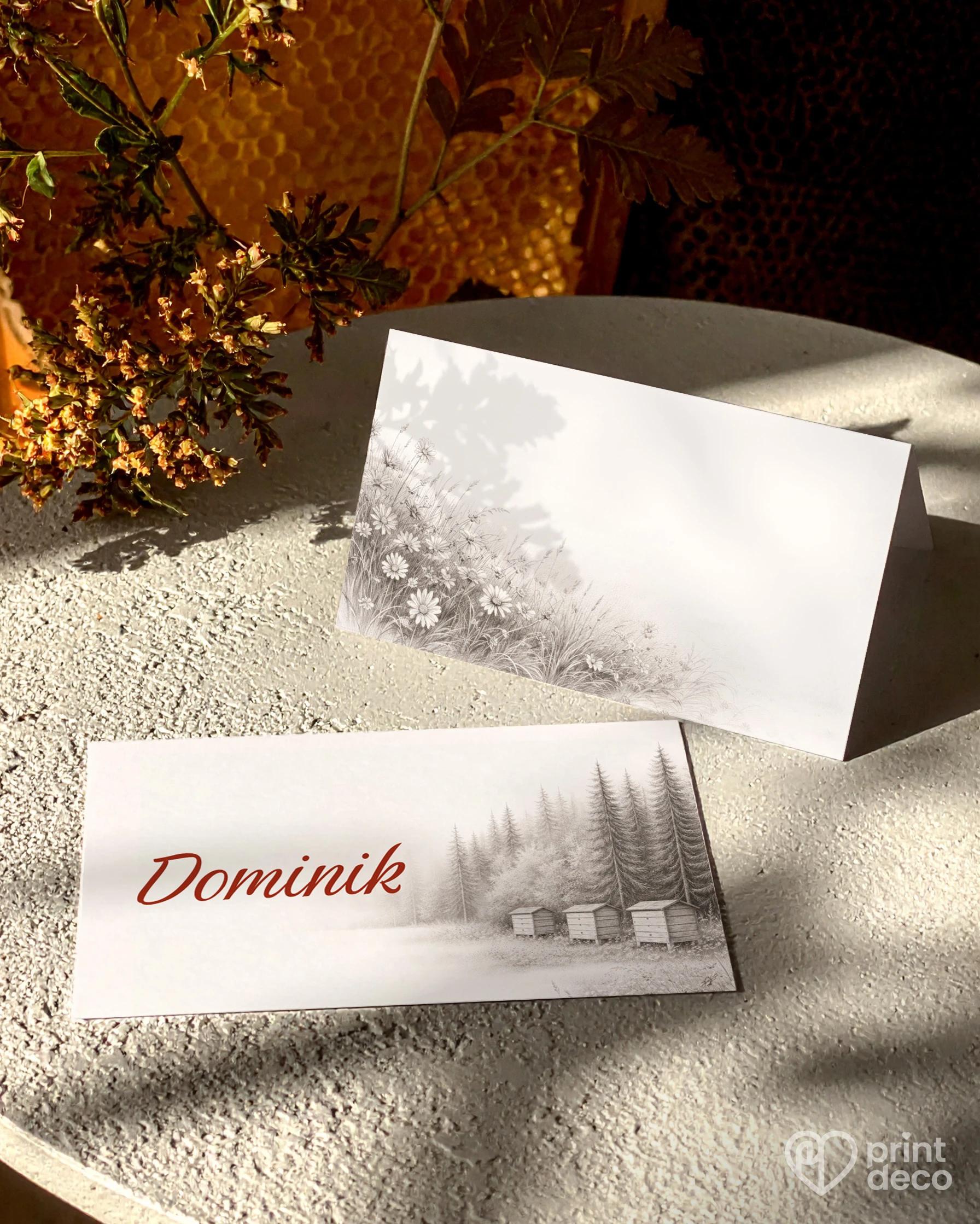 Jmenovky na oslavu pro včelaře 21 1/2