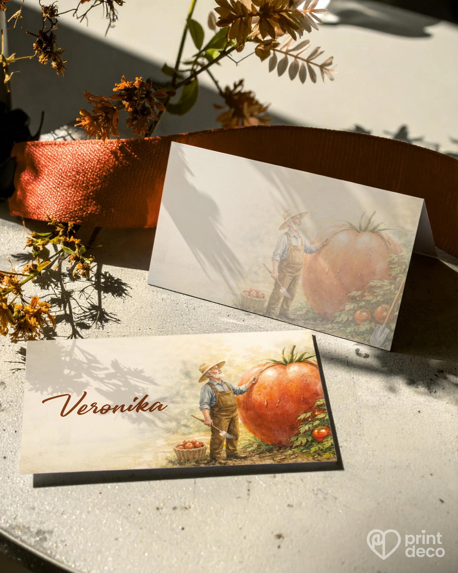 Jmenovky na oslavu pro zahrádkáře 03 1/2