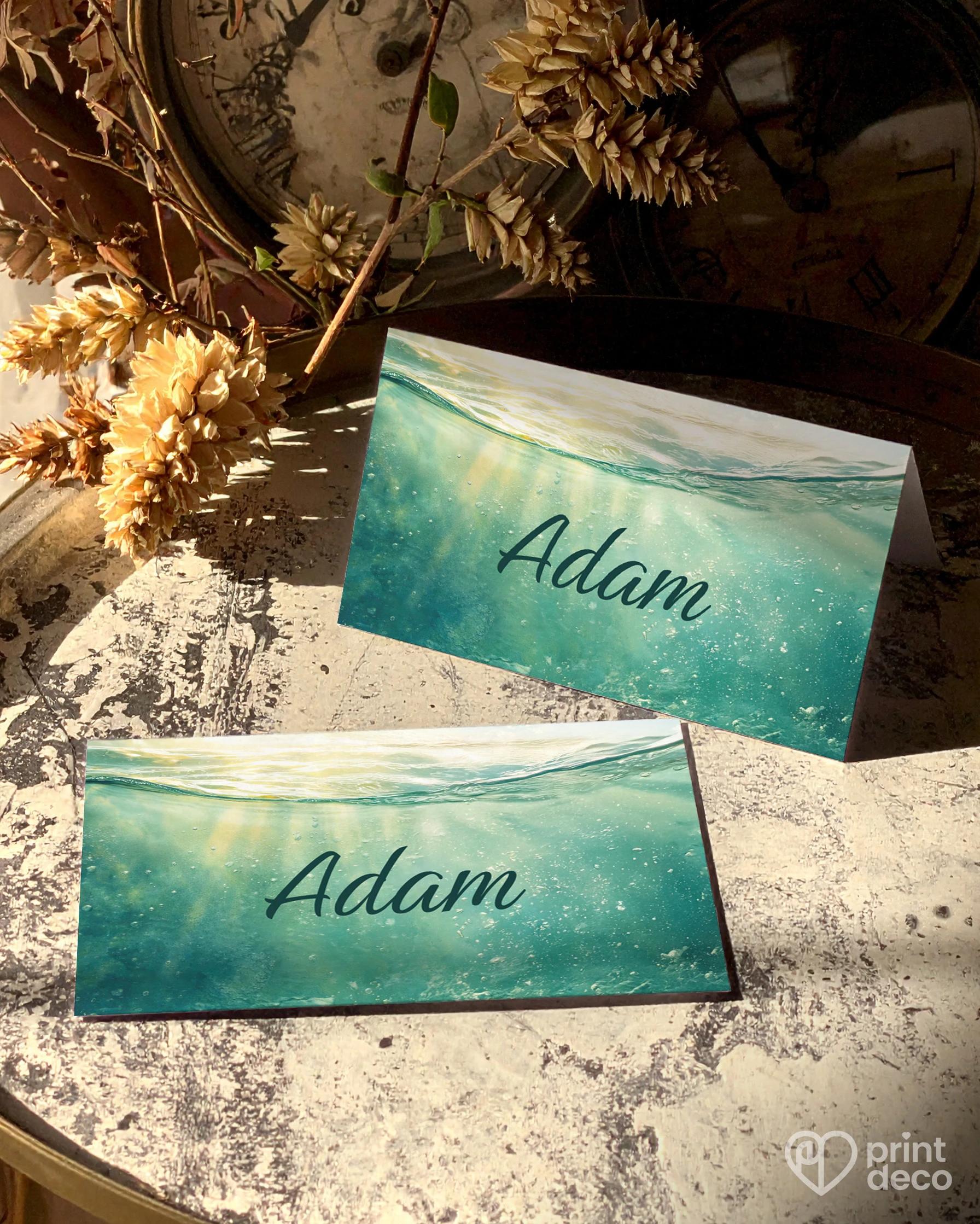 Jmenovky na oslavu Rybář 07