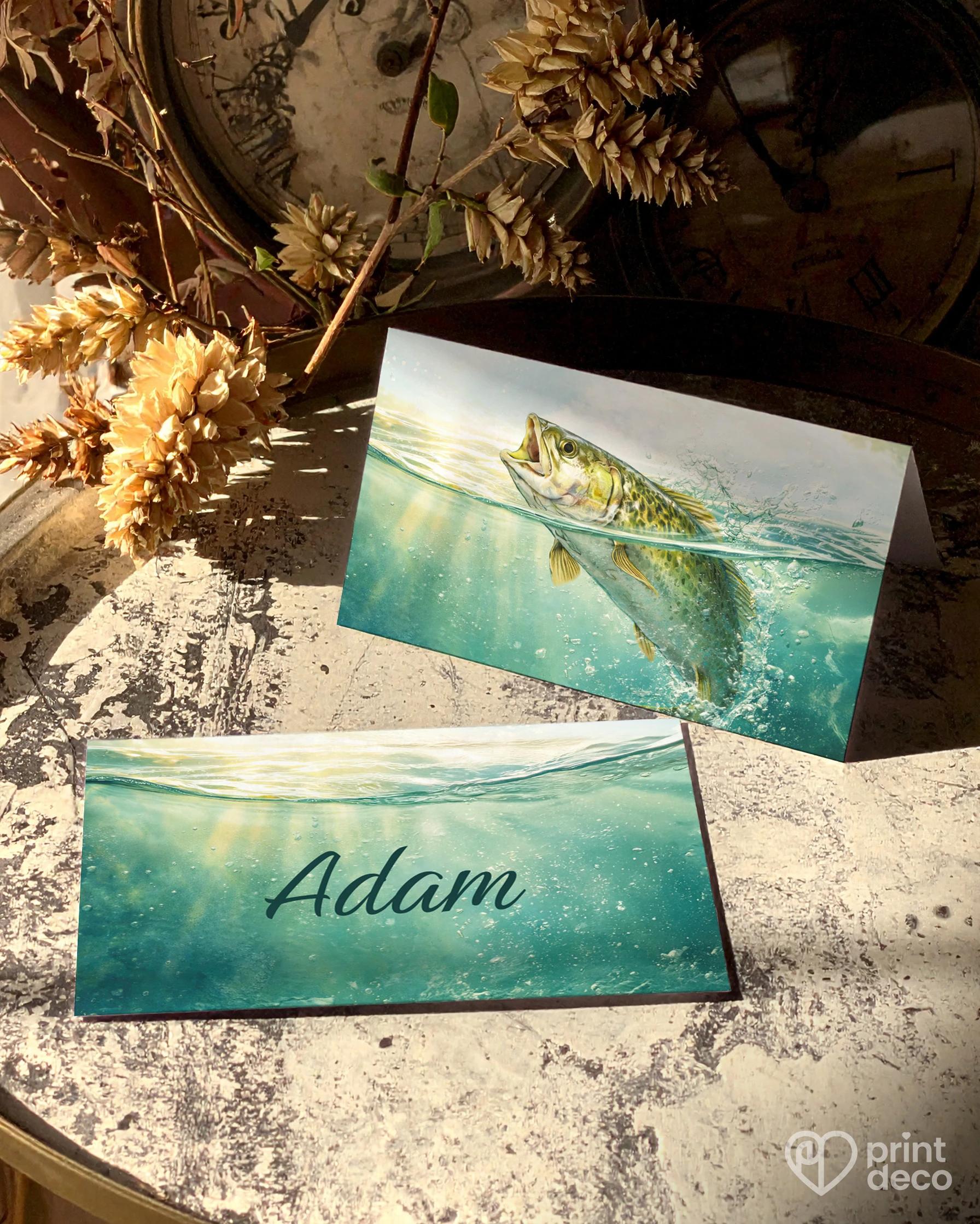 Jmenovky na oslavu Rybář 07 1/2