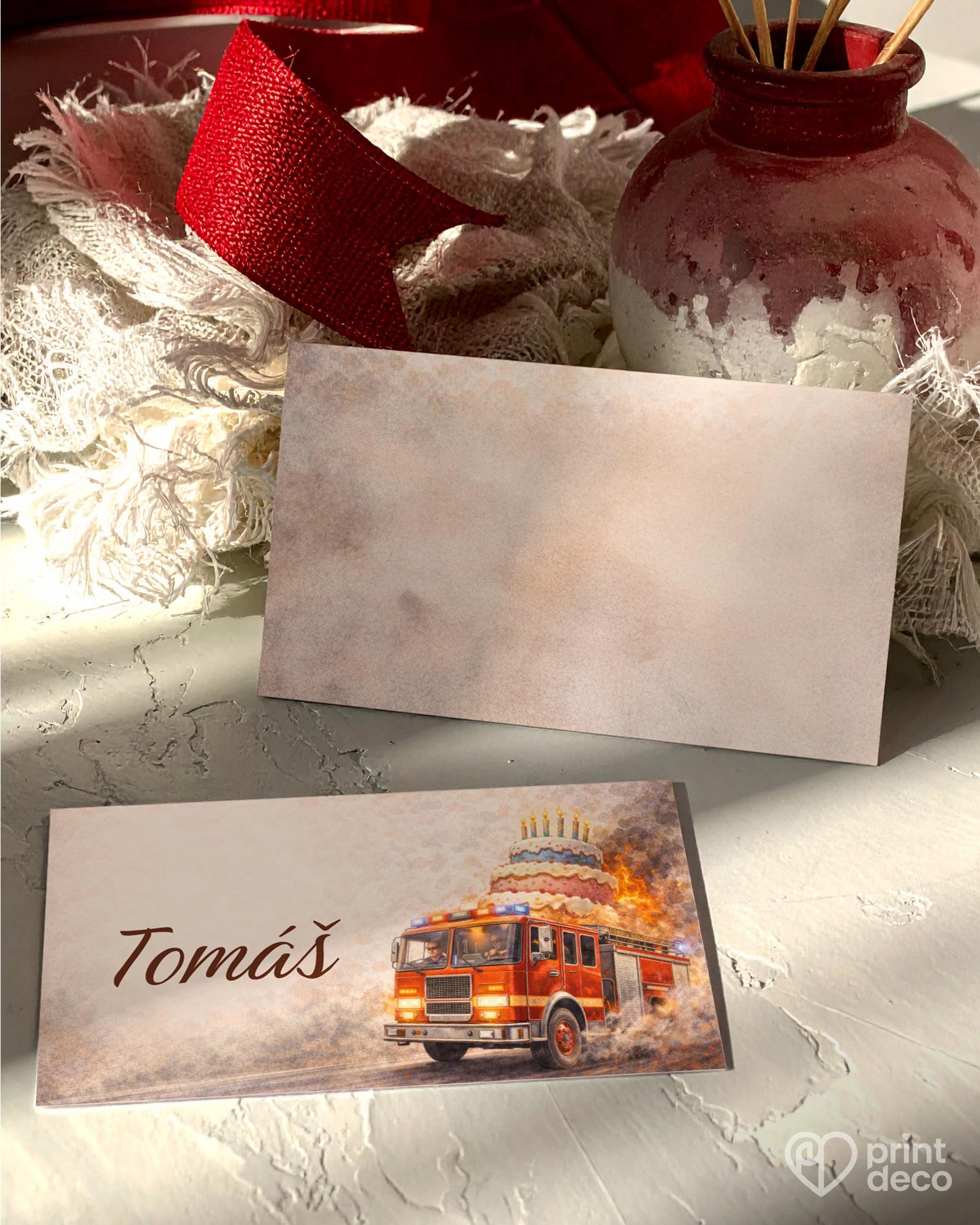 Jmenovky na oslavu pro hasiče 03 1/2