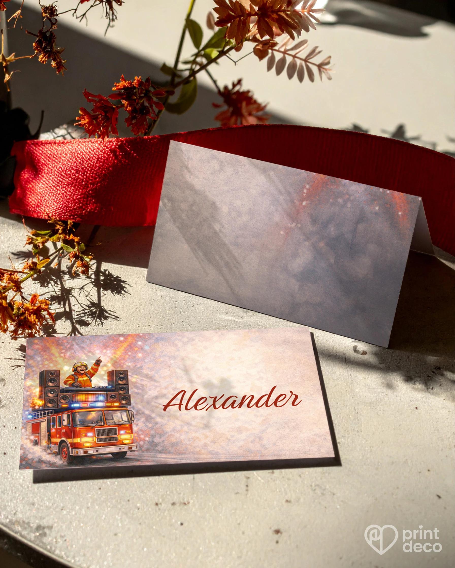 Jmenovky na oslavu pro hasiče 04 1/2