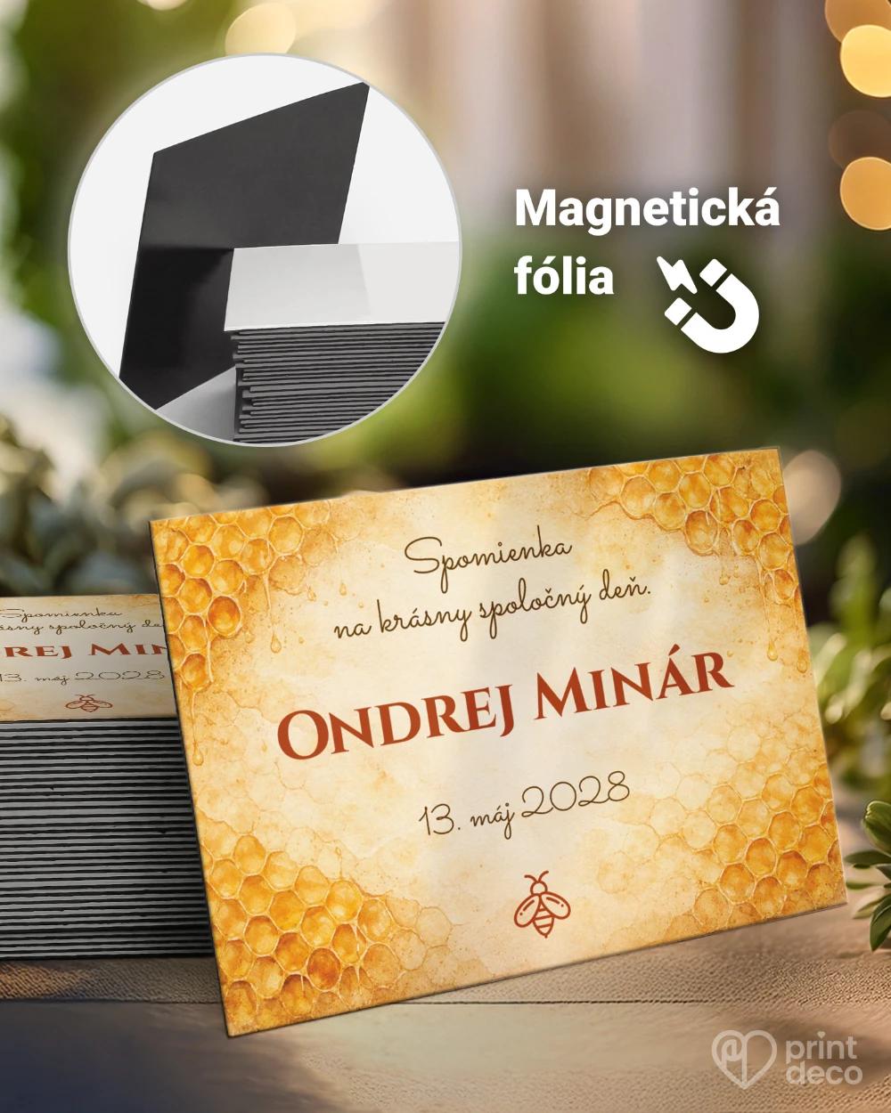 Pamätné magnetky z oslavy pre včelára 12
