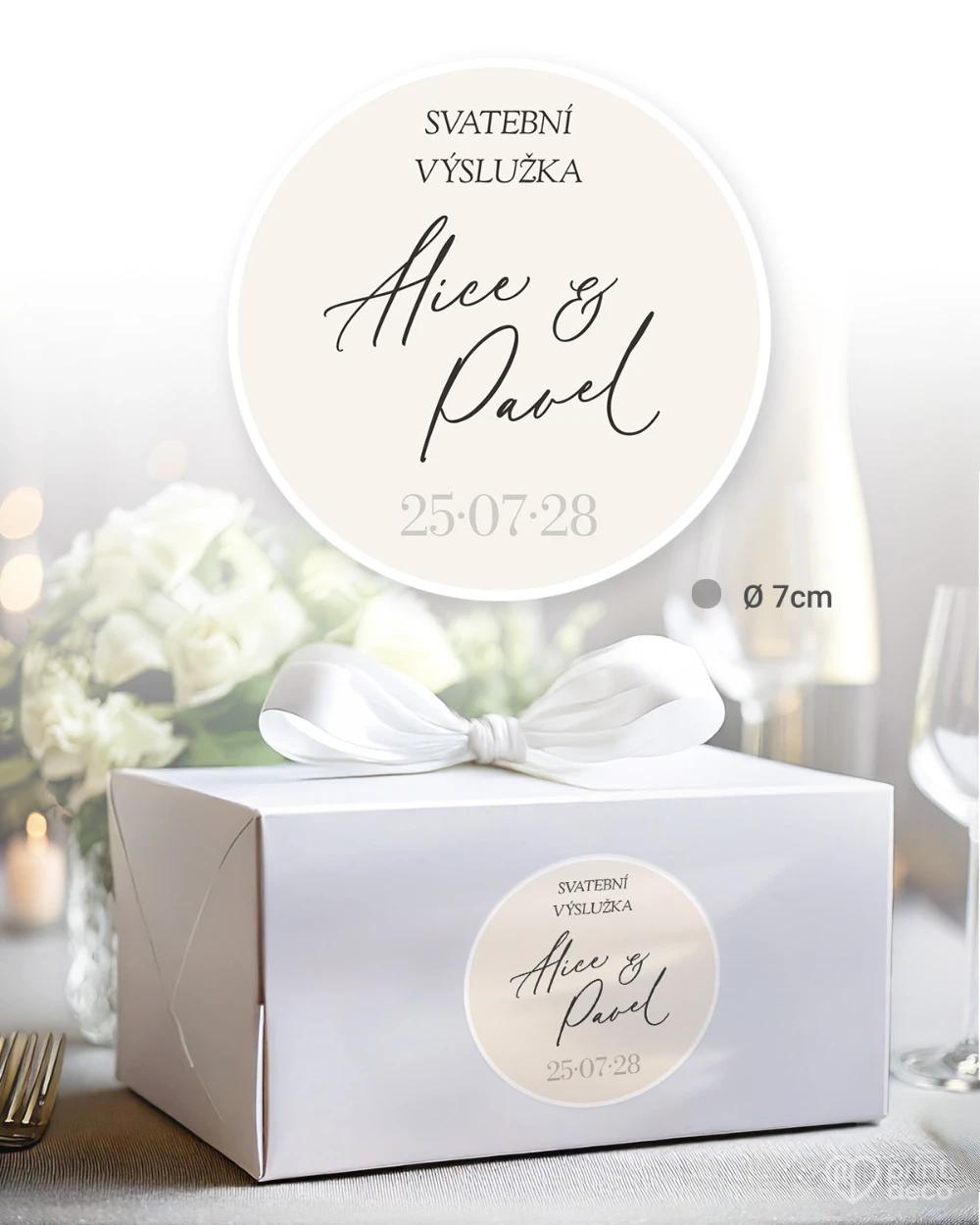 Svatební samolepky na výslužky Umění lásky 2/5