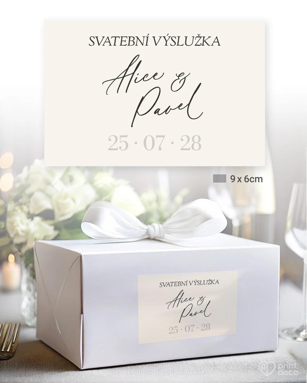 Svatební samolepky na výslužky Umění lásky 1/5