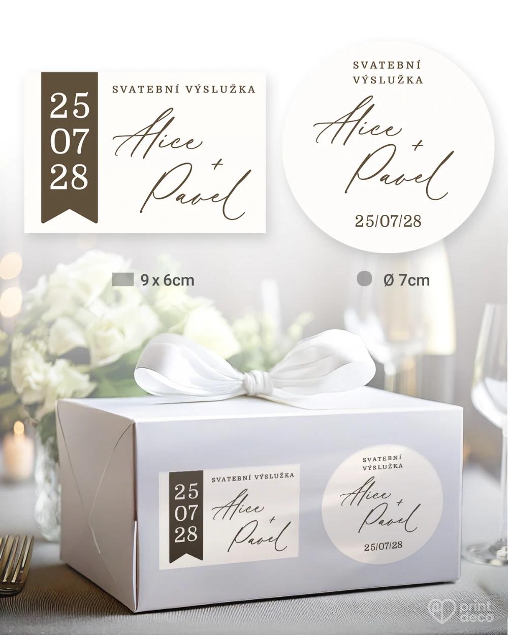 Svatební samolepky na výslužky Ve spojení jednoty 0/5