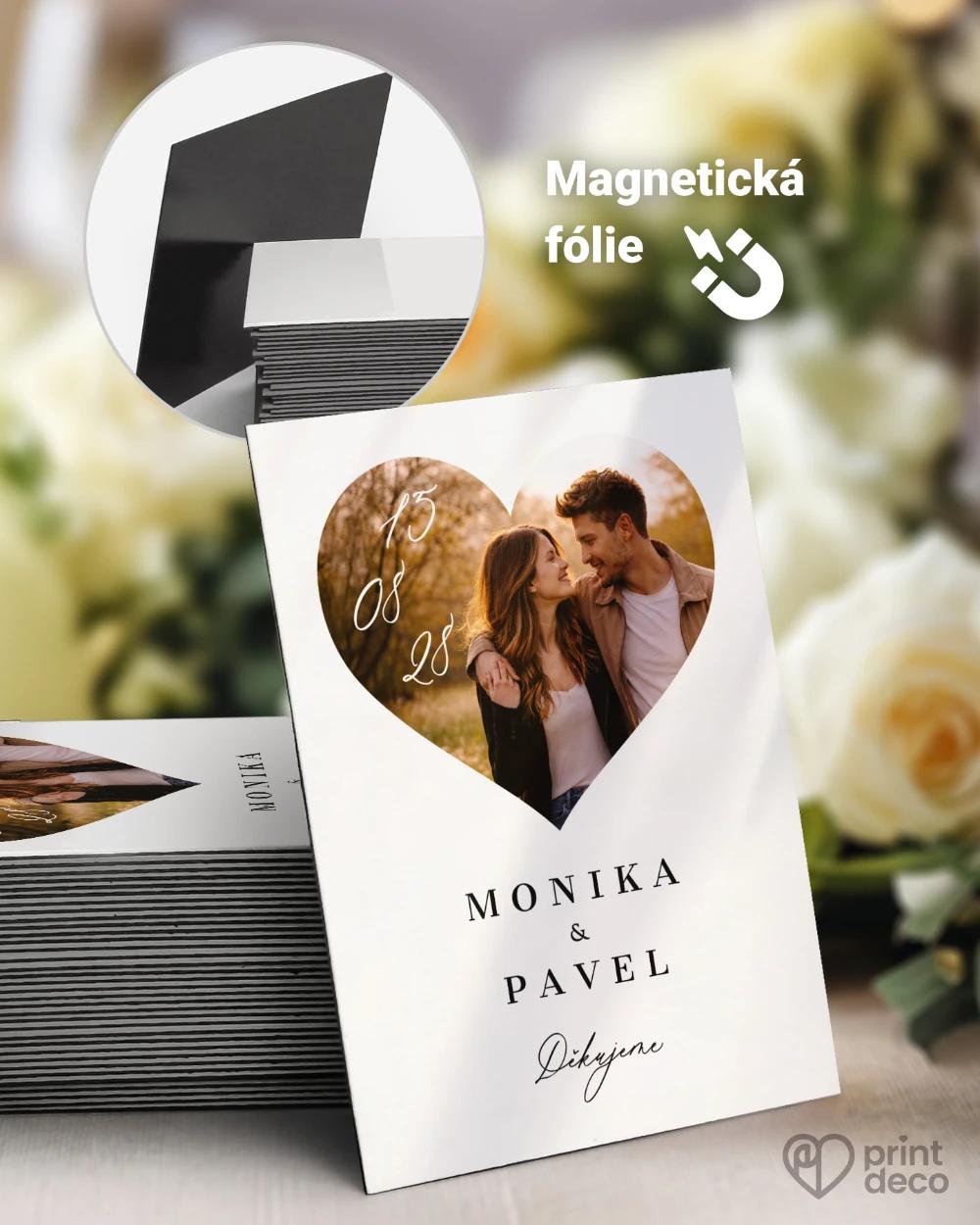 Svatební magnetky – Jedno srdce III 0/1