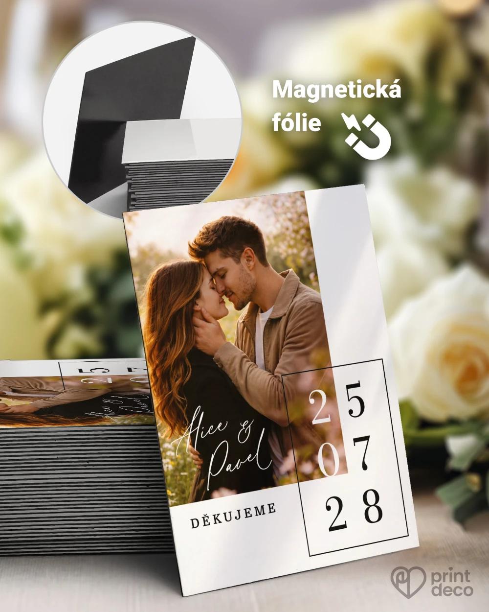 Svatební magnetky – Náš den II 0/1