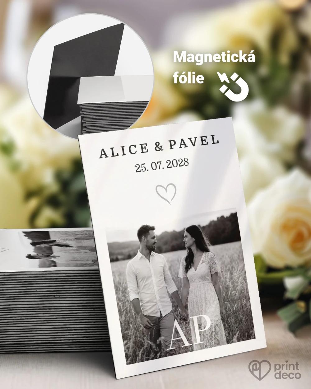 Svatební magnetky – Náš příběh IV 0/1
