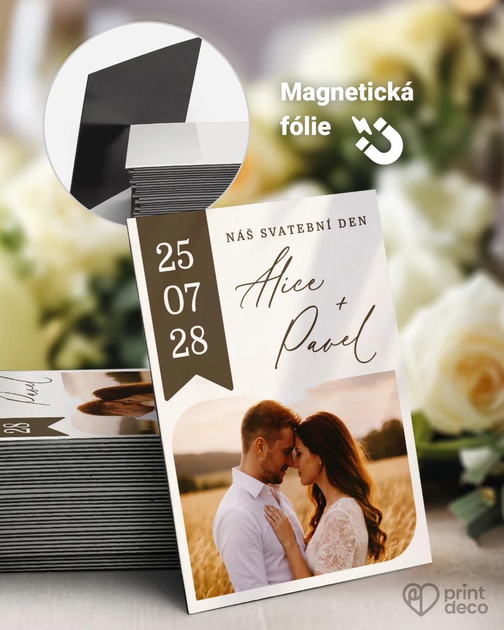 Svatební magnetky – Ve spojení jednoty 0/1