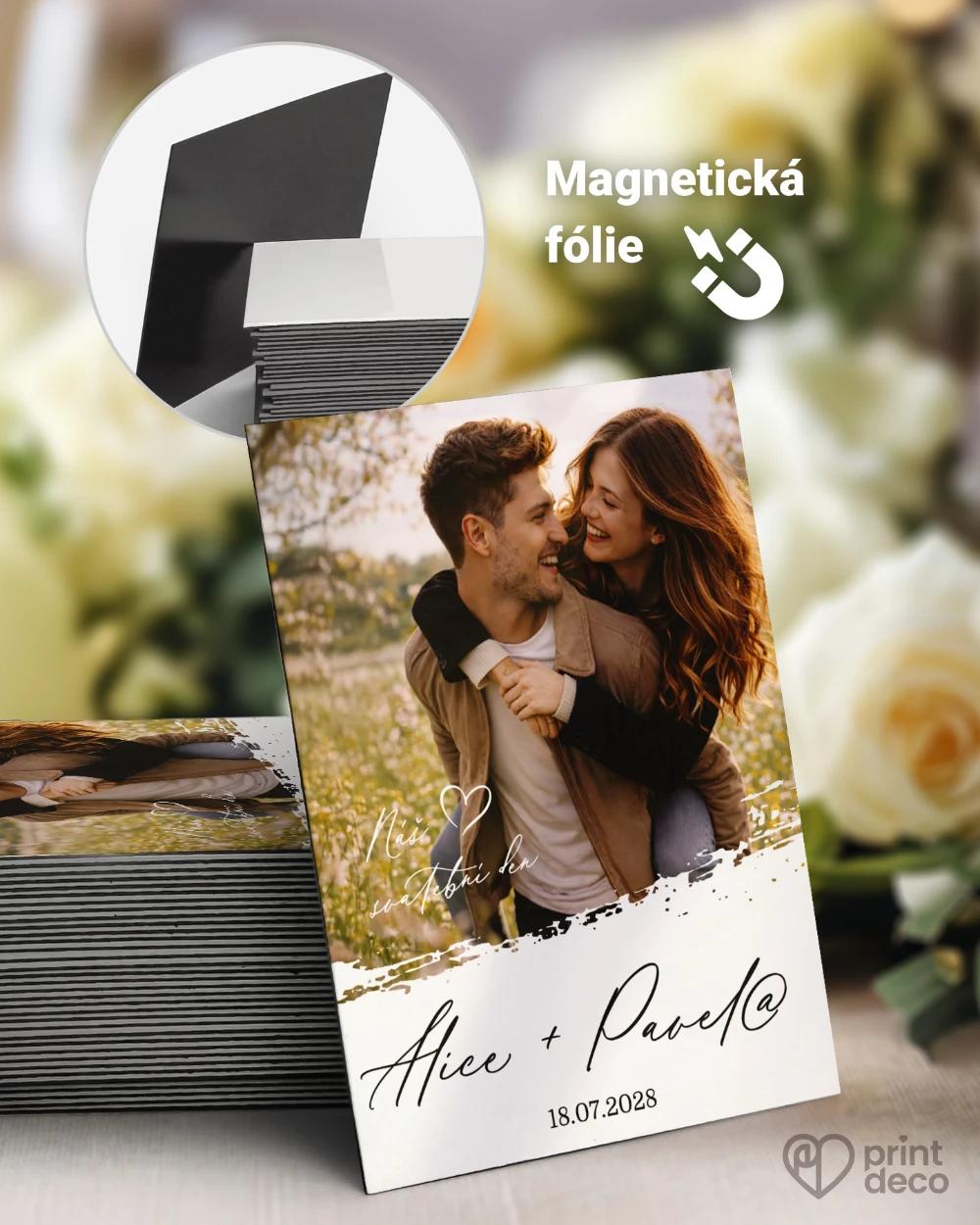 Svatební magnetky – Náš den IV 0/1