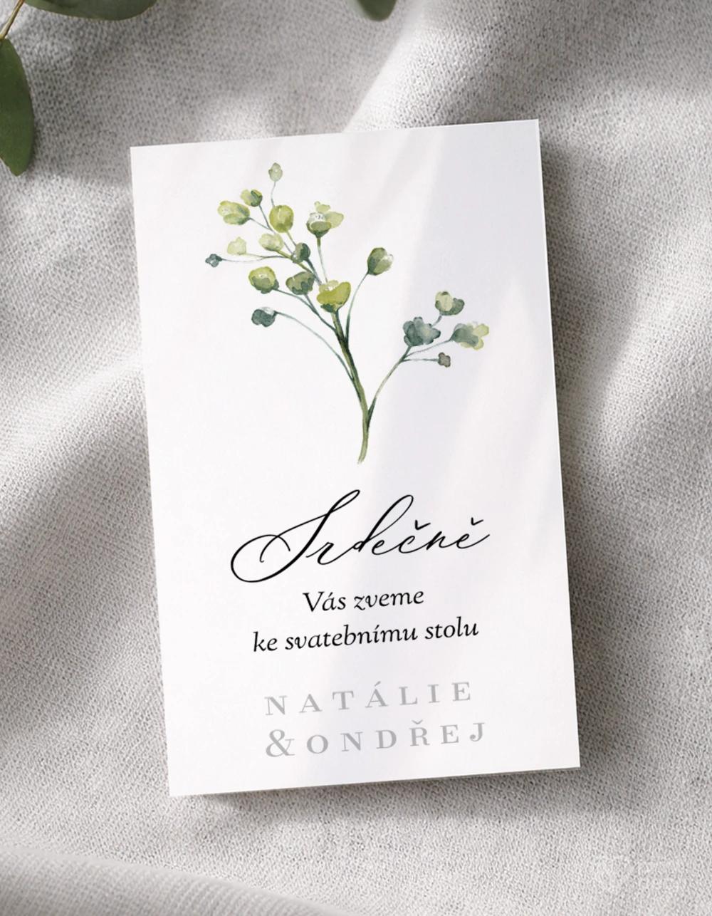 Pozvánky ke stolu – Greenery VIII 0/1