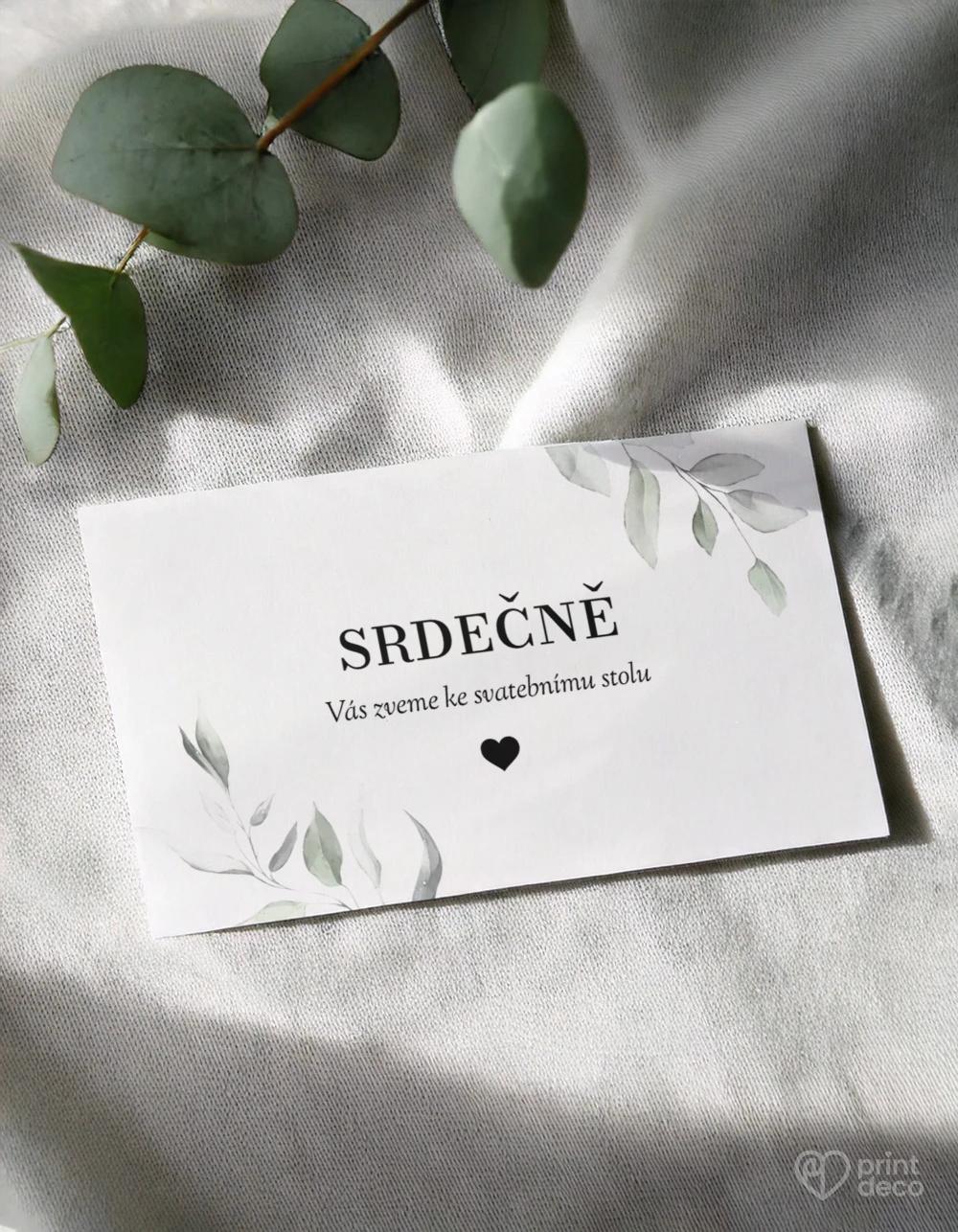 Pozvánky ke stolu – Zelená romance 0/1