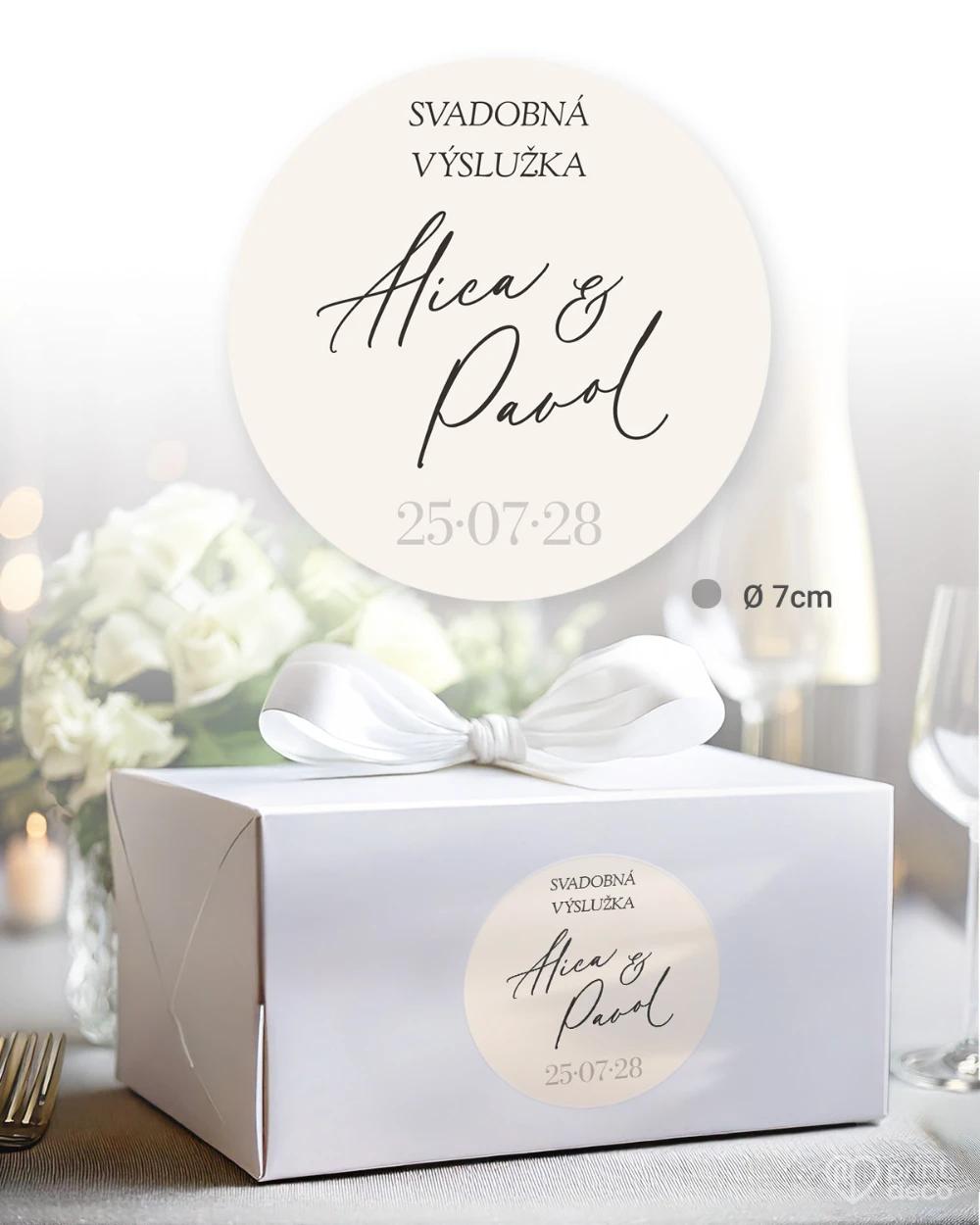 Svatební samolepky na výslužky Umění lásky 4/5