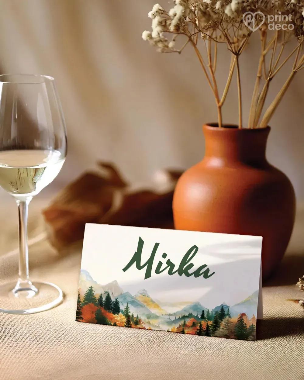 Svatební jmenovky – Podzimní romance 0/1