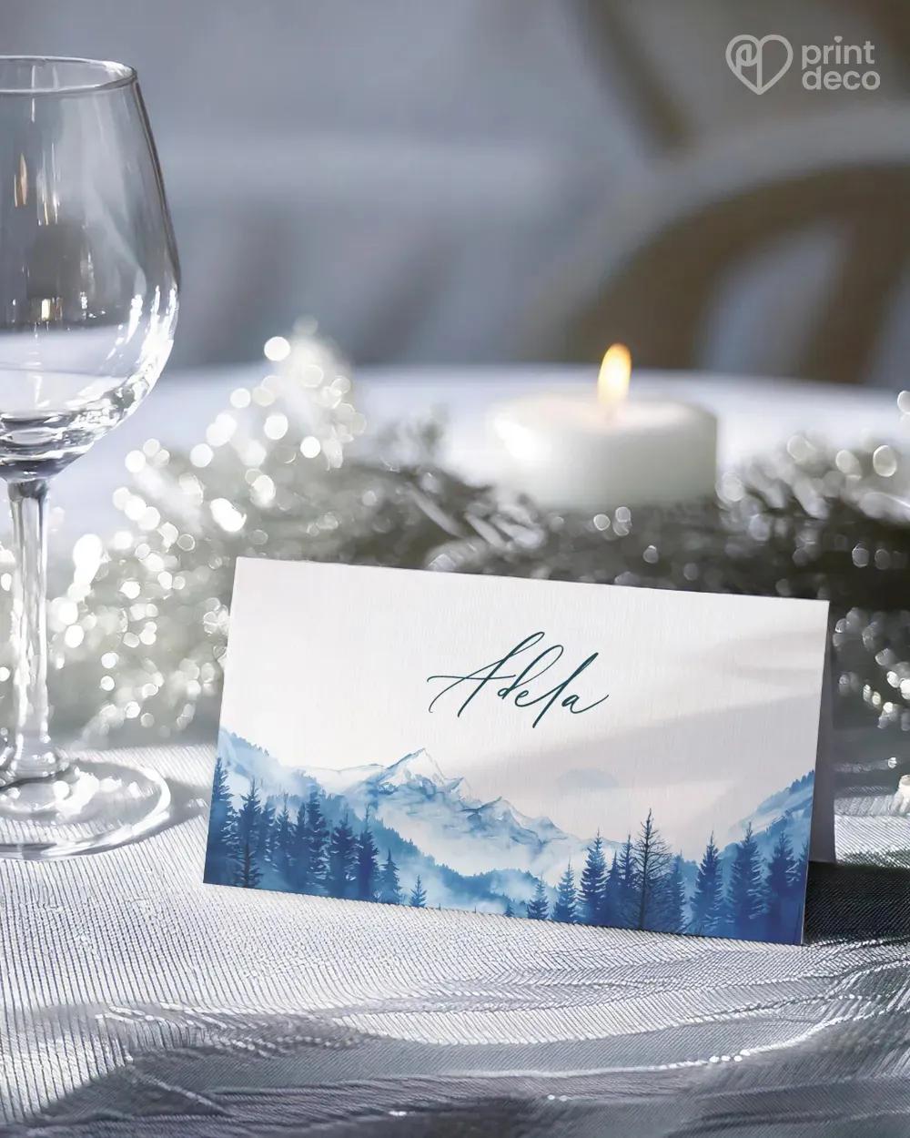 Svatební jmenovky – Ticho hor 0/1