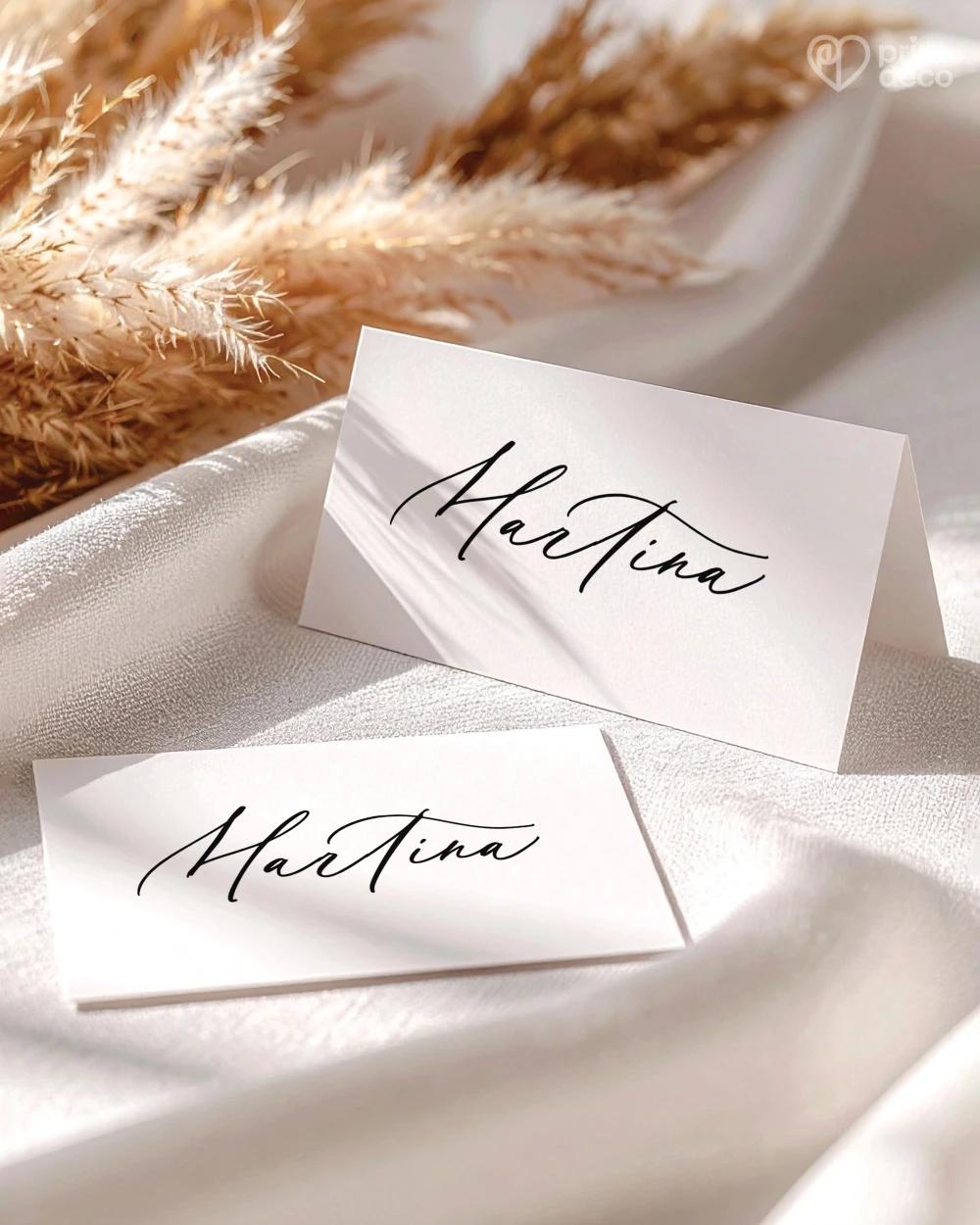Svatební jmenovky – Jemná elegance II 0/2
