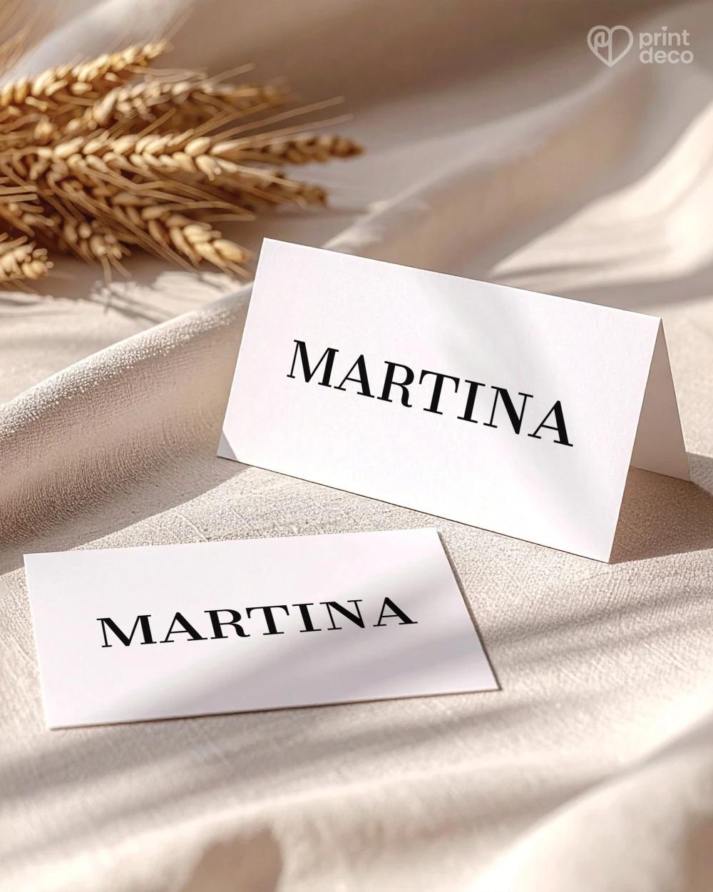 Svatební jmenovky – Jedna linie 0/2